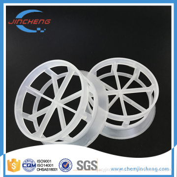 White PP Plastic Cascade Mini Ring Plastic Random Packing for Petrochemical Industrial
